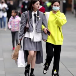 2米8小姐姐穿衣搭配图,打造独特身高优势